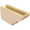 Ekena Millwork 4in. W x 6in. H x 12in. L Ridgewood Woodgrain TimberThane Rafter Tail, Primed Tan RFTUR04X06X12RIDRCPR - alternate 3